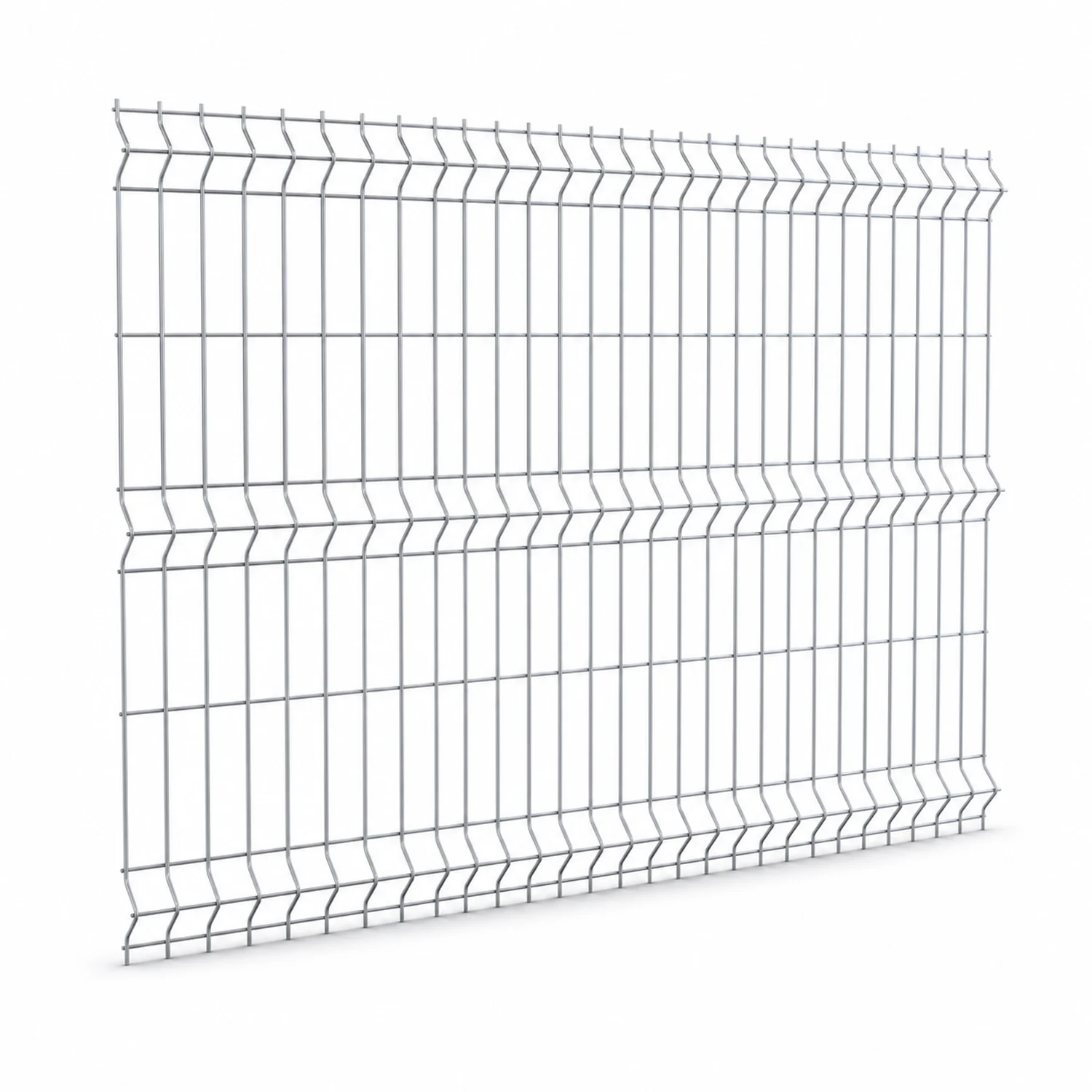 Welded mesh fencing panel illustration